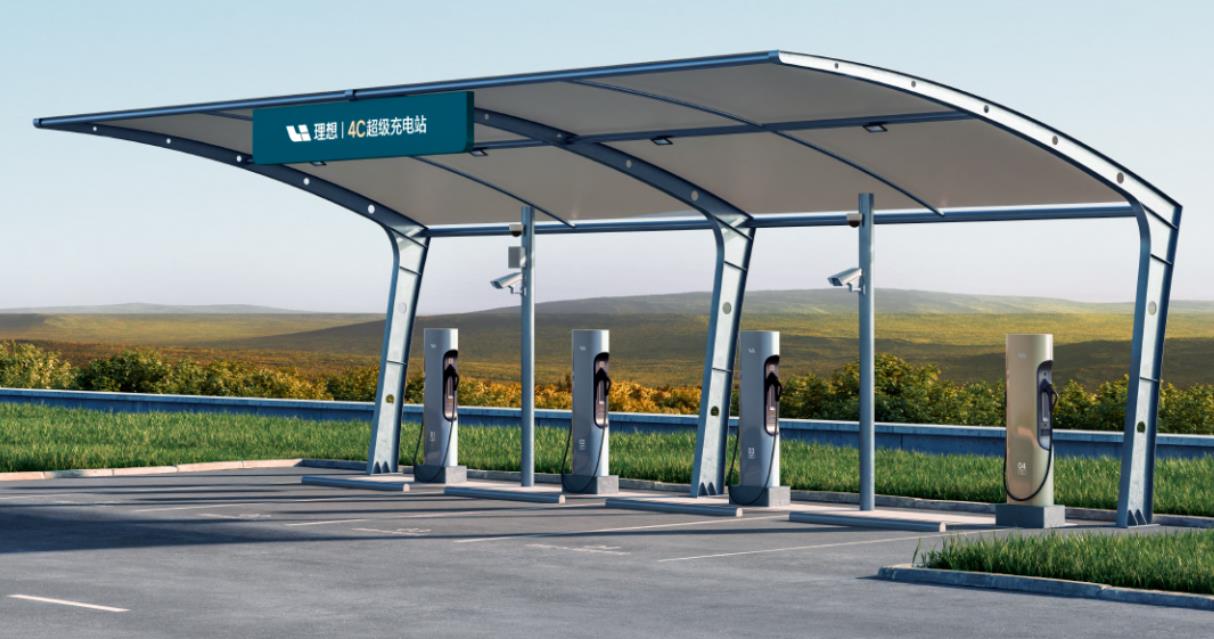 理想汽车新增6座4C超级充电站正式上线，全国已布局13座理想超级充电站